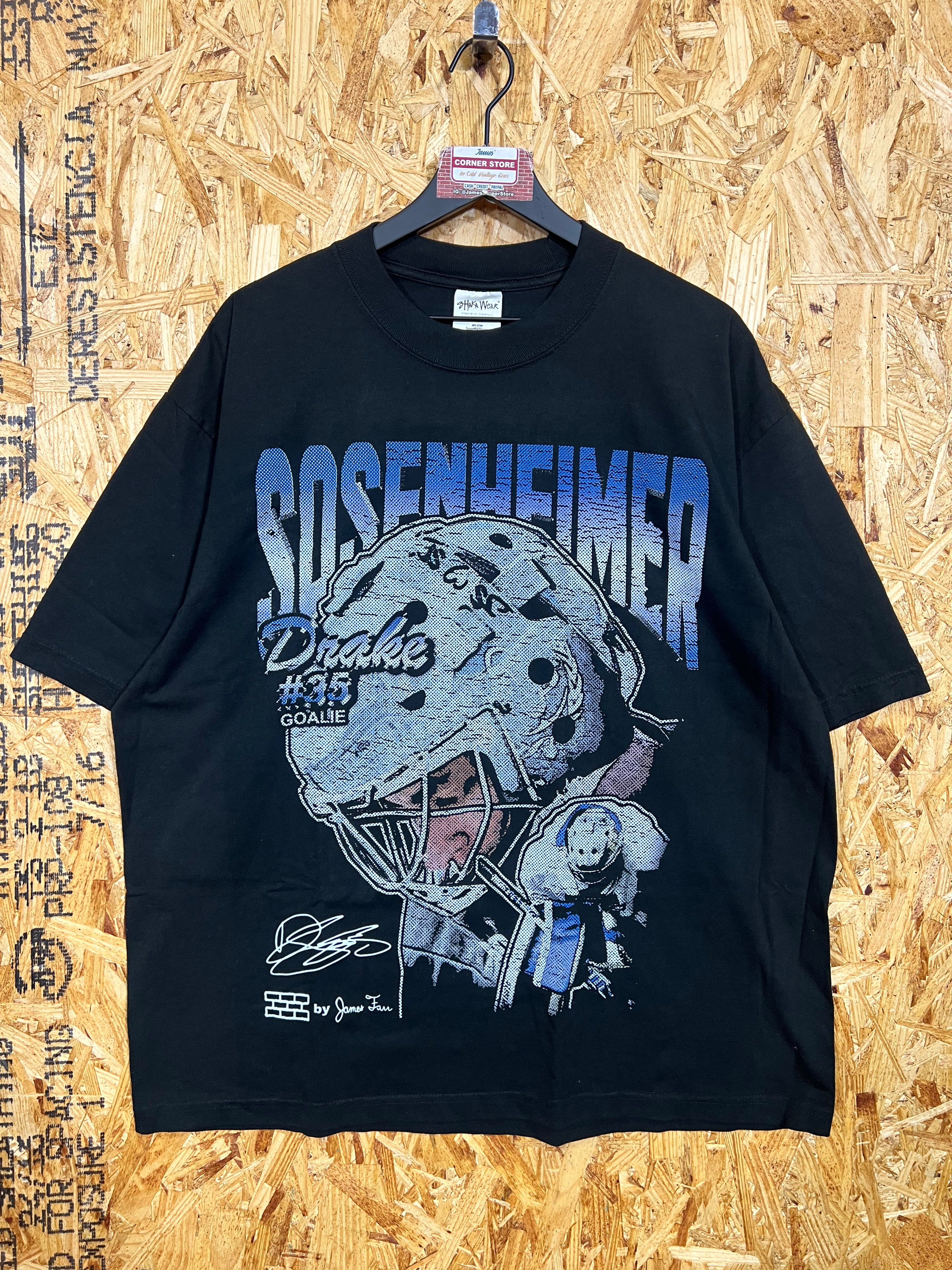 Fort Wayne Titans Drako Sosenheimer James' Corner Store Collab Vintage Tee